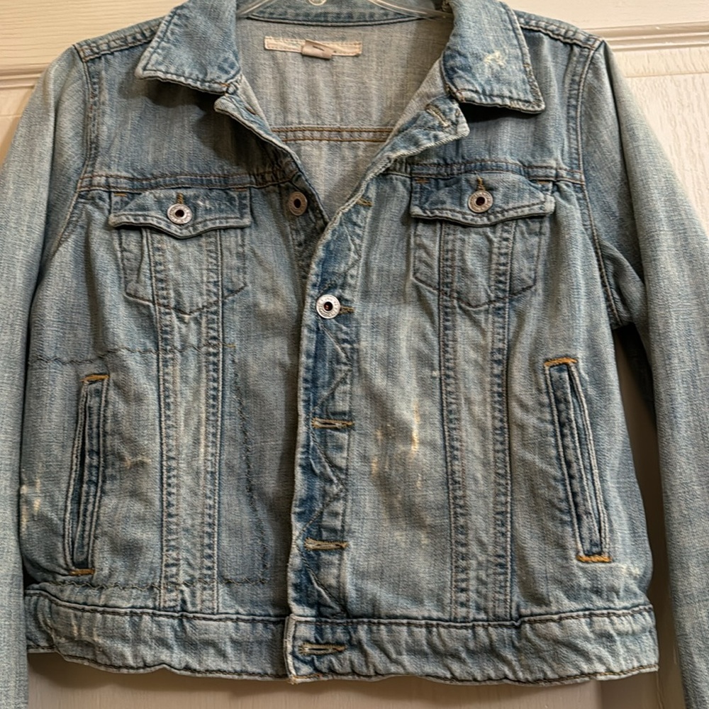 Distressed Ralph Lauren Jean Jacket - Picture 2 of 4